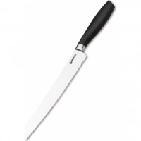 Кухонный хлебный нож Bker Core Professional Bread Knife, 220 мм, сталь X50CrMoV15, рукоять пластик купить в Пензе