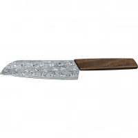 Кухонный нож Victorinox SANTOKU Limited, сталь дамаск, 17 см, рукоять орех, подарочная упаковка купить в Пензе