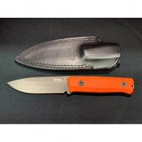 Нож LionSteel Bushcraft-R, сталь Sleipner, рукоять G10, оранжевый купить в Пензе