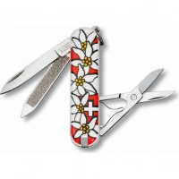 Нож перочинный Victorinox Edelweiss 0.6203.840 58мм 7 функций дизайн рукояти Эдельвейс купить в Пензе