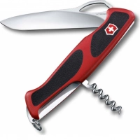 Нож перочинный Victorinox RangerGrip 63, сталь X55CrMo14, рукоять полиамид, красно-чёрный купить в Пензе