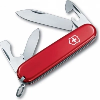 Нож перочинный Victorinox Recruit, сталь X55CrMo14, рукоять Cellidor®, красный купить в Пензе