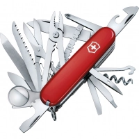 Нож перочинный Victorinox SwissChamp, сталь X55CrMo14, рукоять Cellidor®, красный купить в Пензе