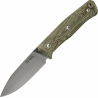 Нож с фиксированным клинком LionSteel B35, сталь Sleipner, рукоять Green canvas micarta купить в Пензе