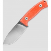 Нож с фиксированным клинком LionSteel M2 MiOR, сталь D2, рукоять Orange micarta купить в Пензе