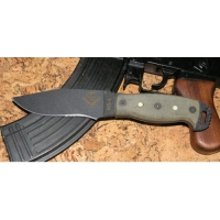 Нож с фиксированным клинком Ontario «NS-4 Black Canvas Micarta Handle» купить в Пензе