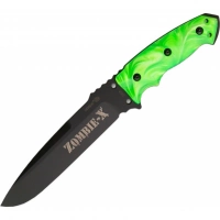 Нож с фиксированным клинком ZX-F01 Zombie-X 17.78 см, сталь A2 Tool Steel, рукоять CPL сomposite (имитация перламутра) купить в 