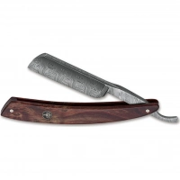 Опасная бритва Boker Damascus Curly Birch 6/8, сталь дамаск, рукоять коричневая береза купить в Пензе