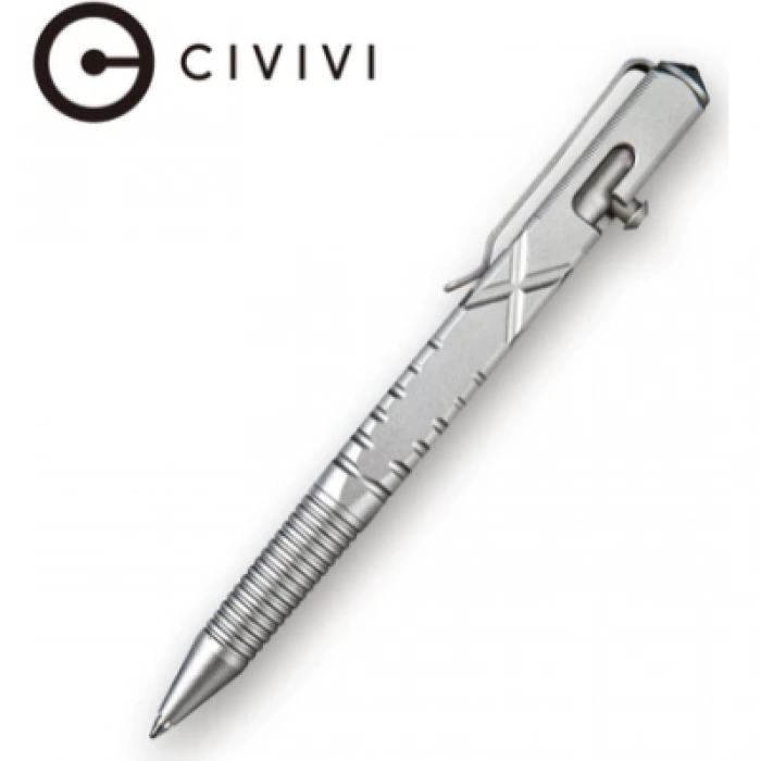 Тактическая ручка CIVIVI C-Quill Grey, алюминий