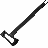 Топор туристический Camillus Crash Breaching Tool, сталь 3Cr13, рукоять термопластик GRN, чёрный купить в 