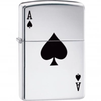 Зажигалка ZIPPO Armor™  Туз с покрытием High Polish Chrome купить в Пензе