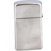 Зажигалка ZIPPO Slim® с покрытием Satin Chrome™, латунь/сталь, серебристая, матовая, 30х10×55 мм купить в Пензе