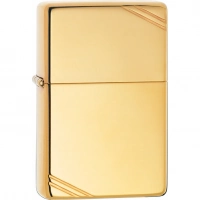 Зажигалка ZIPPO Vintage™ с покрытием High Polish Brass купить в Пензе